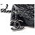 Chanel Borsa a tracolla Camellia in vernice con catena Nero - vista 7
