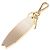 Fendi Portachiavi Charm FF Gold Surfboard D'oro