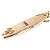 Fendi Portachiavi Charm FF Gold Surfboard D'oro - vista 4