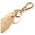 Fendi Portachiavi Charm FF Gold Surfboard D'oro - vista 5
