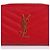 Saint Laurent Portafoglio da donna YSL rosso placcato oro - vista 2
