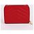 Saint Laurent Portafoglio da donna YSL rosso placcato oro - vista 4