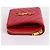 Saint Laurent Portafoglio da donna YSL rosso placcato oro - vista 5