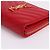 Saint Laurent Portafoglio da donna YSL rosso placcato oro - vista 7