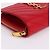 Saint Laurent Portafoglio da donna YSL rosso placcato oro - vista 8