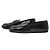 Prada Mocassini in nappa vernice Nero - vista 3