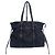 Gucci Borsa Tote e Borsa a Spalla in Nylon con Bordi in Pelle Nero