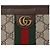 Gucci Clutch in tela GG Supreme Ophidia Marrone - vista 9