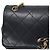 Chanel Borsa a tracolla CC Flap in agnello trapuntato nero - vista 10