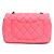 Chanel Nuova mini borsa a tracolla rosa neon - vista 3