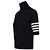 Thom Browne Entspannter Kurzarm-Rollkragen aus feiner Merinowolle Blau - Ansicht 5