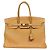 Hermès Beige Birkin Square Shoulder Bag Brown