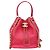 Chanel Borsa a secchiello con coulisse rosa