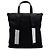 Tote Prada Sac cabas et sac à dos pour homme en nylon noir avec logo triangle de saison - vue 4