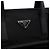 Tote Prada Sac cabas et sac à dos pour homme en nylon noir avec logo triangle de saison - vue 8