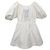 Burberry Robe en soie blanche Thomas Bear pour enfants