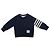 Thom Browne Kids Bar Sweatshirt Navy Blau
