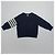 Thom Browne Kids Bar Sweatshirt Navy Blau - vista 2