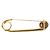 Chanel Spilla Logo CC in Oro e Madreperla Arancione - vista 4