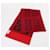 Givenchy Roter Wollschal mit Logo-Muster  - Ansicht 2
