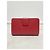 Prada Red Saffiano Triangle Logo Women's Wallet - view 6