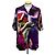 Prada Camicia a maniche corte in viscosa di rayon stampata Multicolore
