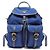 Prada Nylon Two-Pocket Backpack Blue