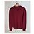 Comme Des Garcons Burgundy Double Wappen Strickjacke für Herren Rot - Ansicht 5