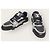 Louis Vuitton Sneakers Trainer in pelle LV Nero e Grigio Marrone - vista 3