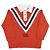 Burberry Roter Cashmere-Logo Strickpullover mit langen Ärmeln für Baby und Kinder