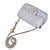 Chanel Mini borsa a tracolla Classic Goldenball in pelle di agnello Marrone - vista 3