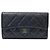 Chanel Caviar Long Wallet Schwarz