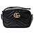 Gucci Mini borsa a tracolla Marmont Matelassé Nero