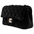 Chanel Mini bolsa transversal Velvet Preto - vista 2