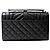 Saint Laurent Borsa a tracolla con catena Monogram Nero - vista 3