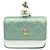Chanel Mini Portafoglio con Catena Caviar Verde