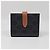 Céline Triomphe Small Strap Canvas Women's Wallet Silvery - view 4