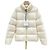 Kurze Steppjacke Moncler Abbadia Weiß