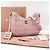 Miu Miu Borsa a tracolla e crossbody in nappa trapuntata Rosa - vista 2