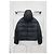 Balenciaga Logo Quilted Down Jacket Black - view 2