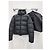 Balenciaga Logo Quilted Down Jacket Black - view 8