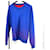Louis Vuitton Monogramm Strick in Farbverlauf Blau