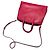 Prada Tote e borsa a tracolla in Saffiano Vernice Rosso - vista 4