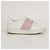 Valentino Baskets à lacets cachés en cuir blanc Taille - vue 2