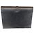 Saint Laurent Clutch YSL Cassandra in pelle nera lucida con dettagli dorati Nero - vista 6
