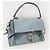 Chloé Borsa Payday in pelle di vitello blu Medium - vista 3