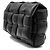 Bolsa Cassette acolchoada Bottega Veneta Preto - vista 2