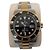 Rolex Orologio Submariner da uomo in oro giallo e nero con quadrante nero - vista 8