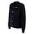 Comme Des Garcons Wollstrickjacke mit Double Heart Patch Schwarz - Ansicht 2