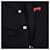 Comme Des Garcons Wollstrickjacke mit Double Heart Patch Schwarz - Ansicht 9
